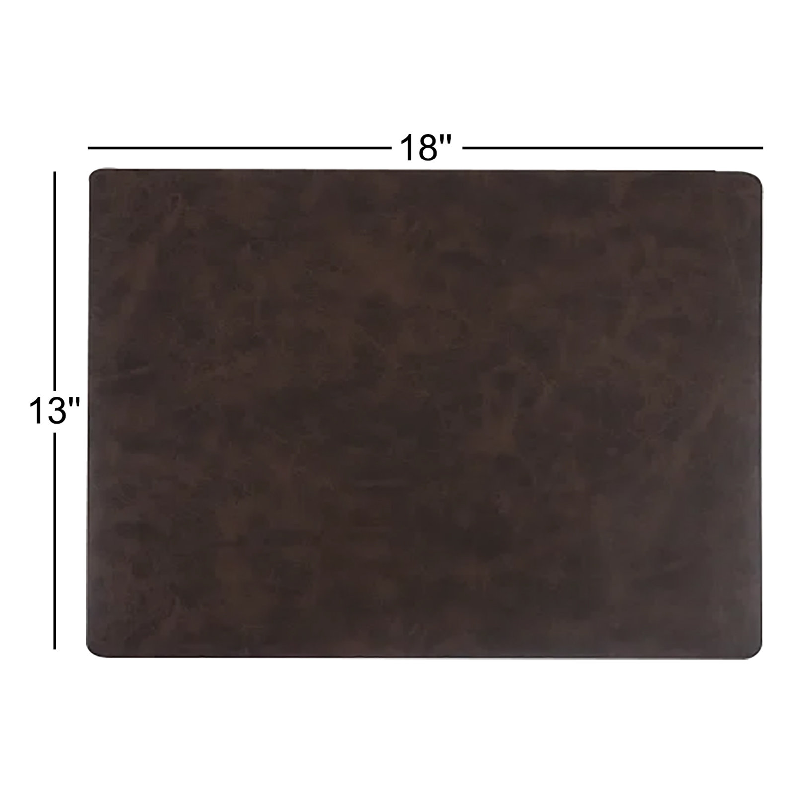 Reversible Vinyl Placemat, Mahogany