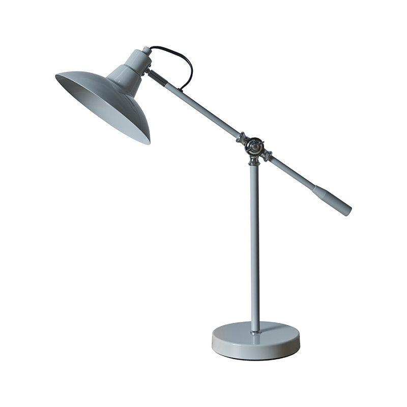Virpi Metal Arched Lamp, Grey