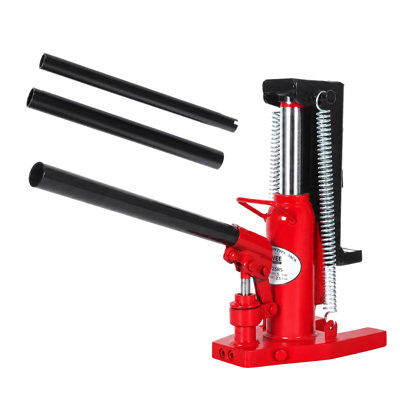Toe Jack, 5 Ton Toe / 10 Ton Top Hydraulic Machine Jack Lift | Hydraulic Claw Jack for Car Repair, Machinery, Industry Equipment