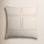 Bryson 22" x 22" Embroidered Cotton Pillow Cover