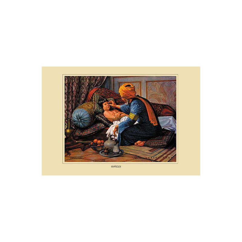 « rhazes » par robert thom, impression, H 42 po x l 28 po