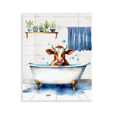 "Bétail" Bathtime Suds, art mural par Kim Allen
