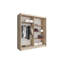 Damiean 2 Door Solid + Manufactured Wood Wardrobe-2028058304