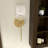 Lakeville 1 - Light Steel Dimmable Wallchiere with Clear Glass Shade Wall Sconce