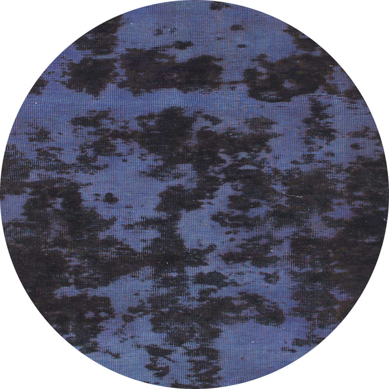 Abstract Indoor Rug, Round 6'