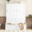 Grand lit escamotable mural avec coussin