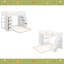Twin Over Full Bunk Bed With 3-Layer Shelves, Drawers And Storage Stairs
