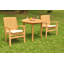 Wave Outdoor 3 - Piece Teak Bistro Set