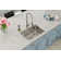 Lustertone 26.5" L x 18.5" W Undermount Kitchen Sink with Perfect Drain