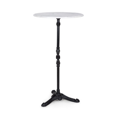 Marble Top Metal Base Dining Table
