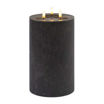 3 Wick Large Flameless Candle