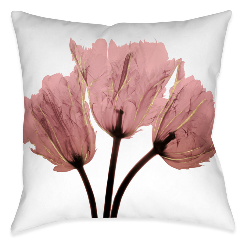  Coussin décoratif d'extérieur Blush, H 18 po x l 18 po