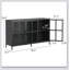 Buffet moderne en métal robuste avec rangement Armoire de rangement en acier de qualité supérieure-377967822