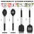 4-piece set of silicone cooking tools