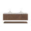 Meuble-lavabo double flottant 72 po Marcello-101290114-101290115