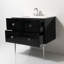 Ensemble de meuble-lavabo mural simple 30 po Teme Chrome-70565047