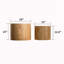 Ensemble de 2 tables basses gigognes-1195559376