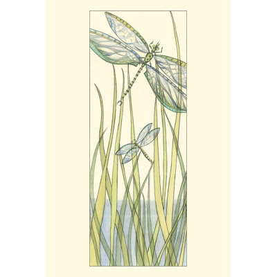 Sm.Gossamer Dragonflies II (P) 1 Piece Wrapped Canvas Wall Art