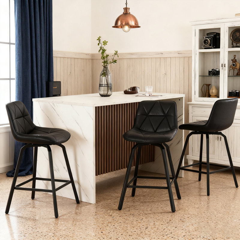 Table de salle à manger 59 po, 59", Blanc