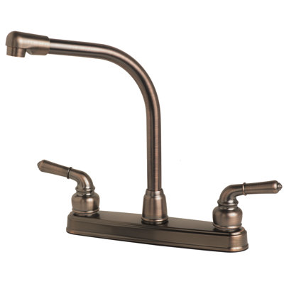 Laguna Brass Kitchen Faucet with Soap Dispenser
