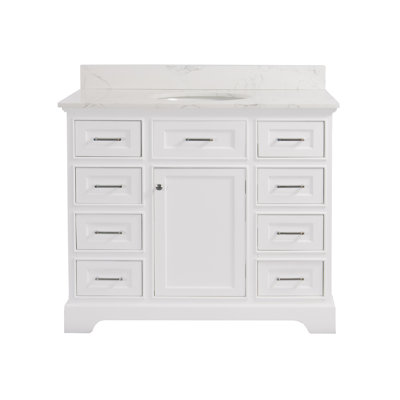 Ronnie 42'' Single Bathroom Vanity with Top