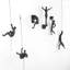 Ensemble de 6 grandes sculptures murales d'escalade