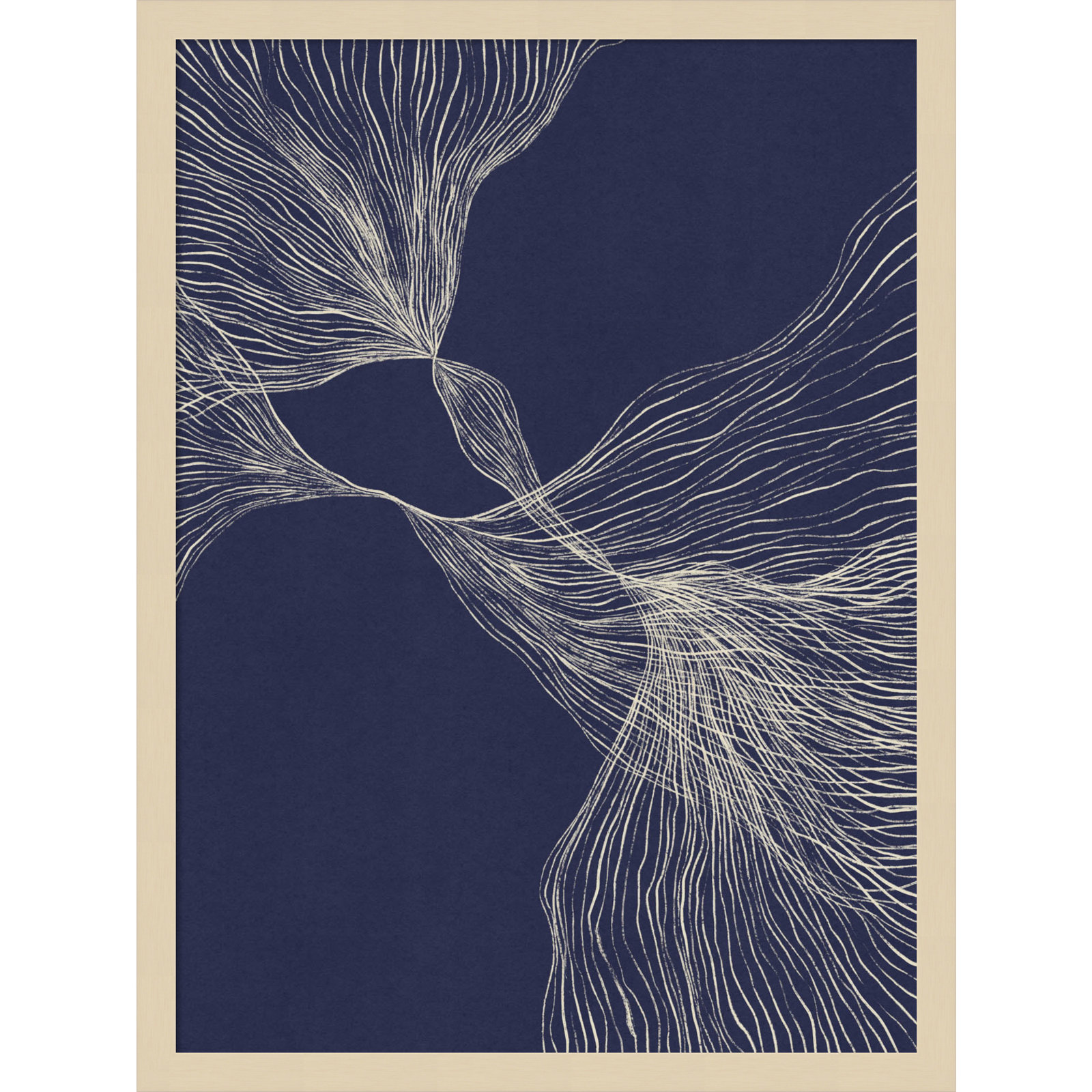 Interaction 1 by Alisa Galitsyna, 25" H x 19" W x 1" D, Brown
