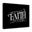 For We Walk By Faith - Wrapped Canvas Print-356804378