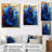 Odeen Modern Abstracy Waves Golden Harmony II - Waves Framed Prints-660993854-660993847-660993853