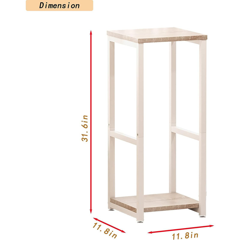 Support pour plante Pederson, Blanc