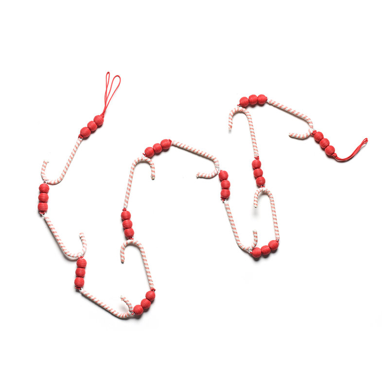 Guirlande Candy Cane, Rose