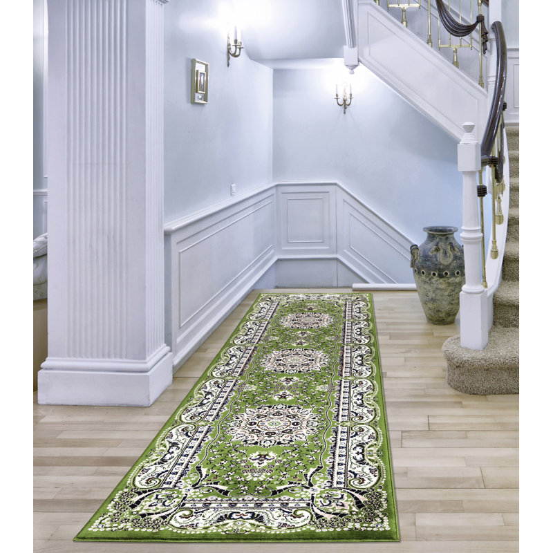 Floral Area Rug, Runner 66 x 220cm