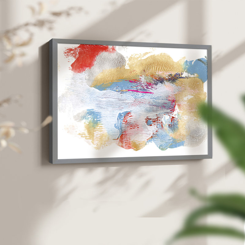 Whitewash Sunset I -Framed Print - Restickable