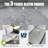 5-Person Metal Outdoor Seating Group -60949155