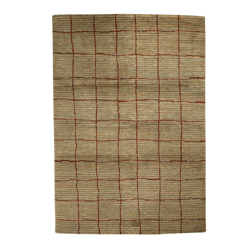 Wool Plaid Area Rug