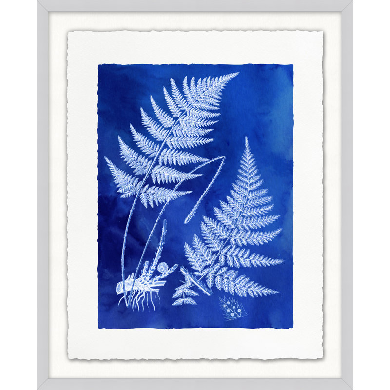 Fernspirationdigo, impression encadrée sur verre 4 pi