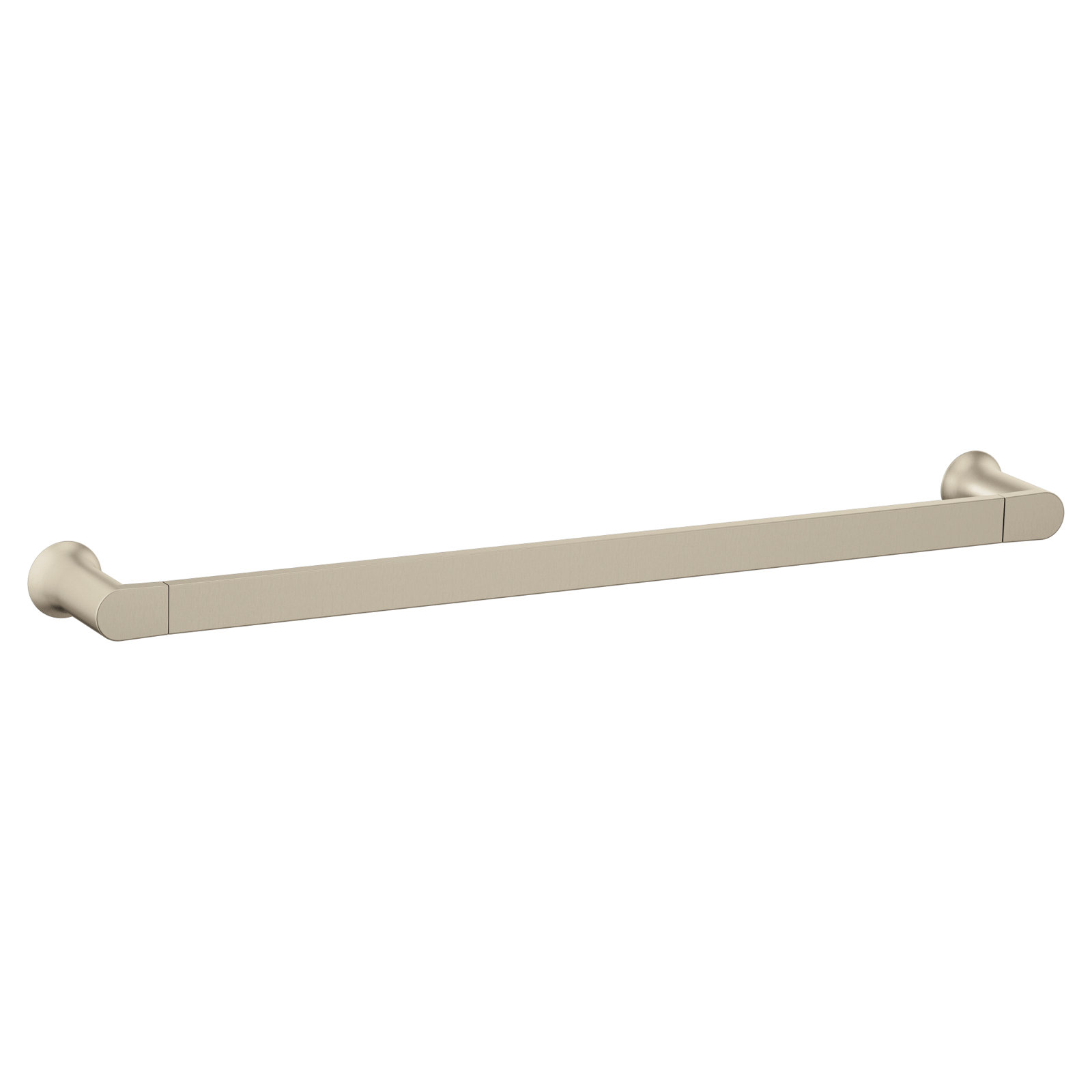 Genta 24" Wall Mounted Towel Bar, Brushed Nickel