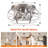 Rakestraw 12.2'' Flush Mount Caged Ceiling Fan with LED Lights and Remote Control-1201331152