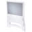 Mini Folding Step Stool, Short, Foldable, Lightweight With Slip Resistant Treads And Non-Slip Feet, White