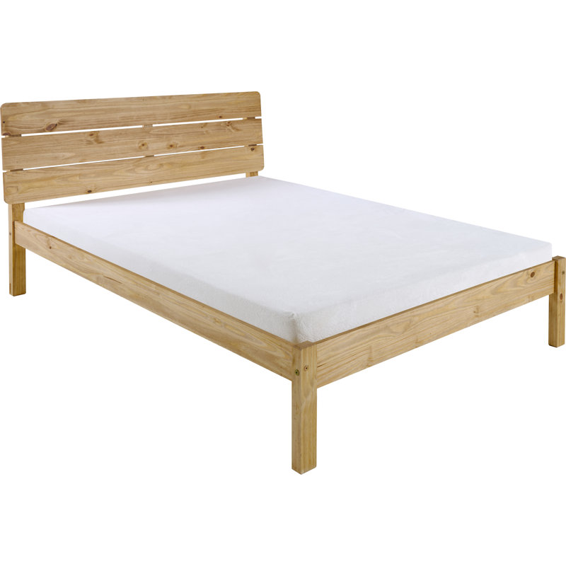 Troyanek Solid Wood Bed, UK Double  (135 x 190 cm)