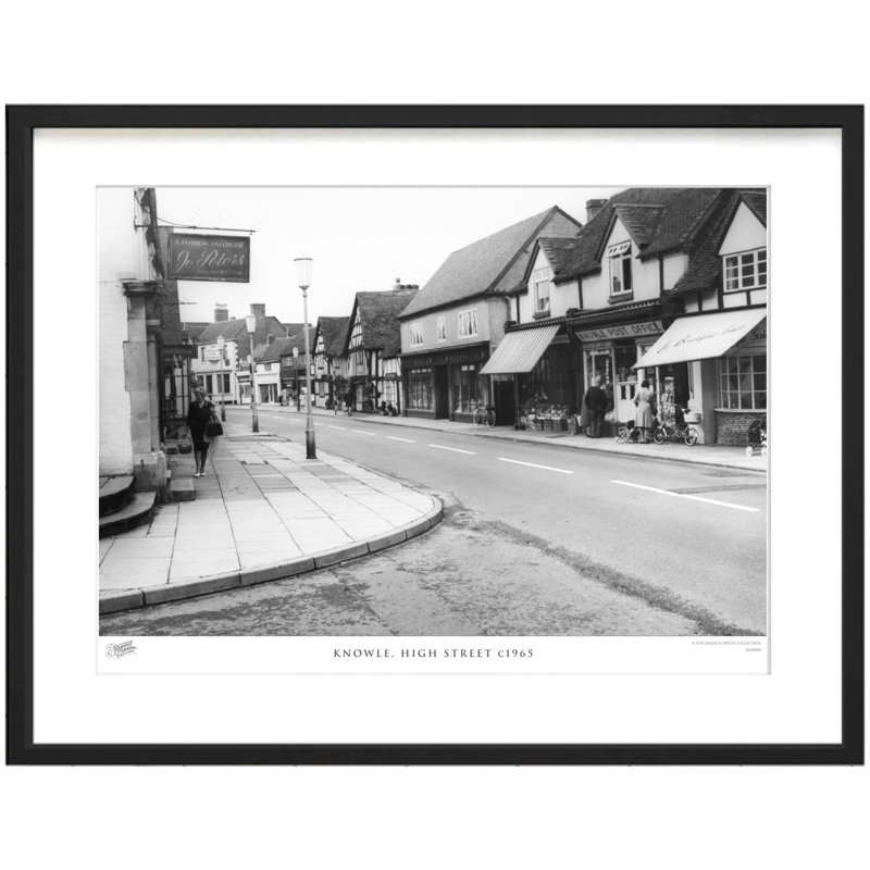 Knowle, High Street C1965 - Single Picture Frame Print, 45cm H x 60cm W x 2.3cm D