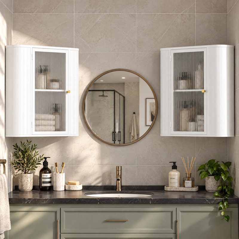Rangement de salle de bain 22,4 po, White
