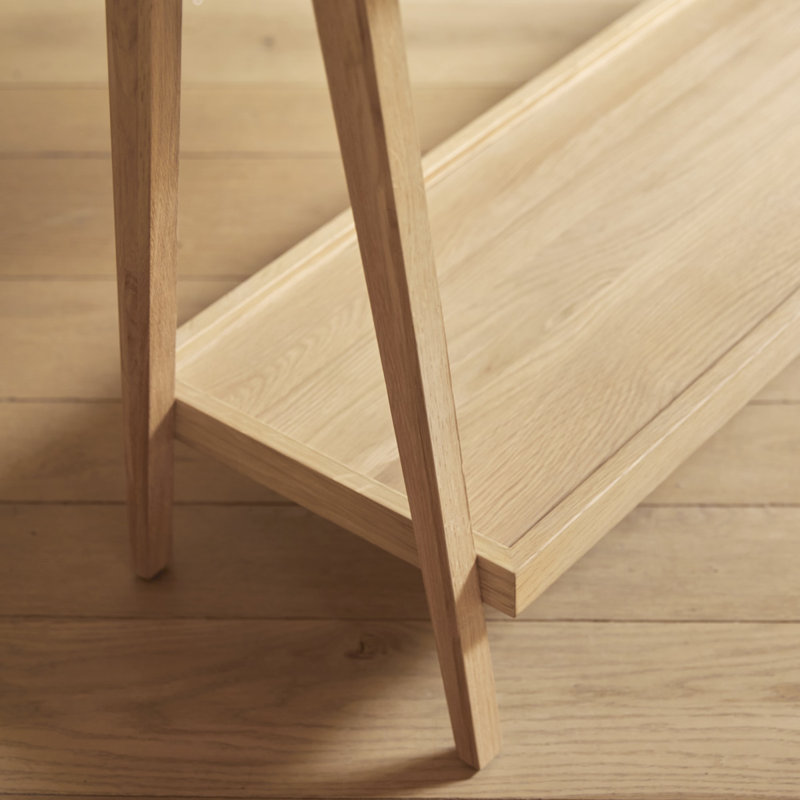 Pola 51.18 in. Solid Wood Console Table