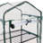 27" W x 19" D Outdoor Portable 3-Tier Growing Rack Greenhouse with Clear Cover