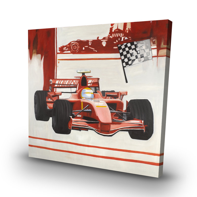 Formule 1 car - 32"x32" art on canvas