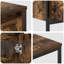 Bathroom Furniture Set With Shelf 3 Pcs Smoked Oak