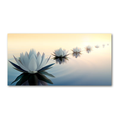 Lotus Flowers - No Frame Print on Canvas