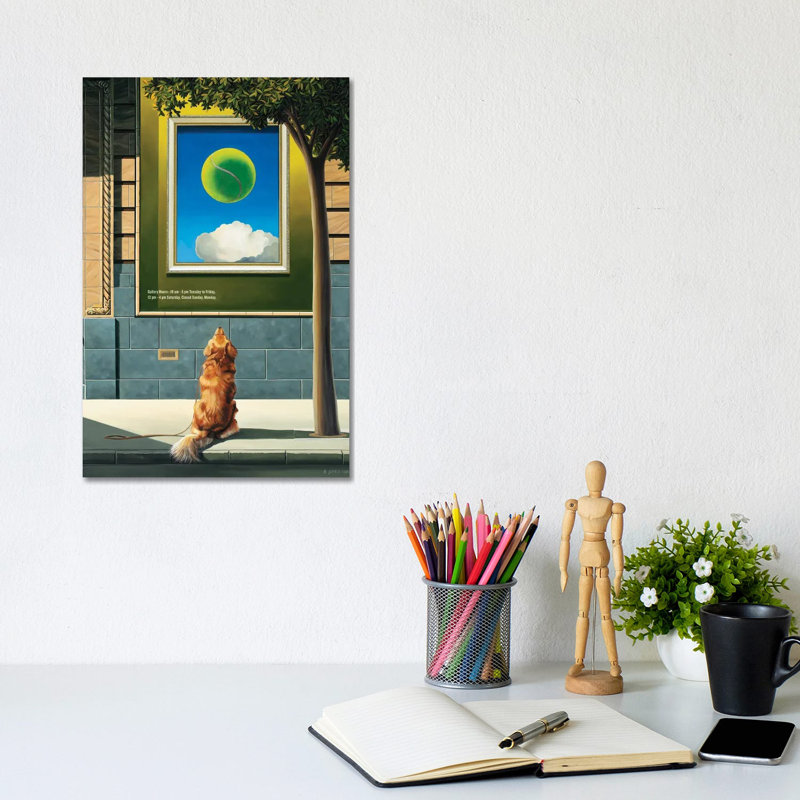 Fetch by Ross Jones - Wrapped Canvas Print, 20.32 cm H x 30.48 cm W