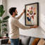 Geometric Bloom Botanical - Framed Print-1604474480-1604474484