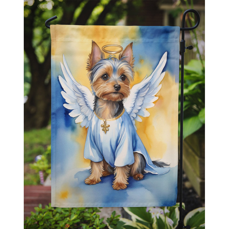 Drapeau de jardin Silky Terrier My Angel